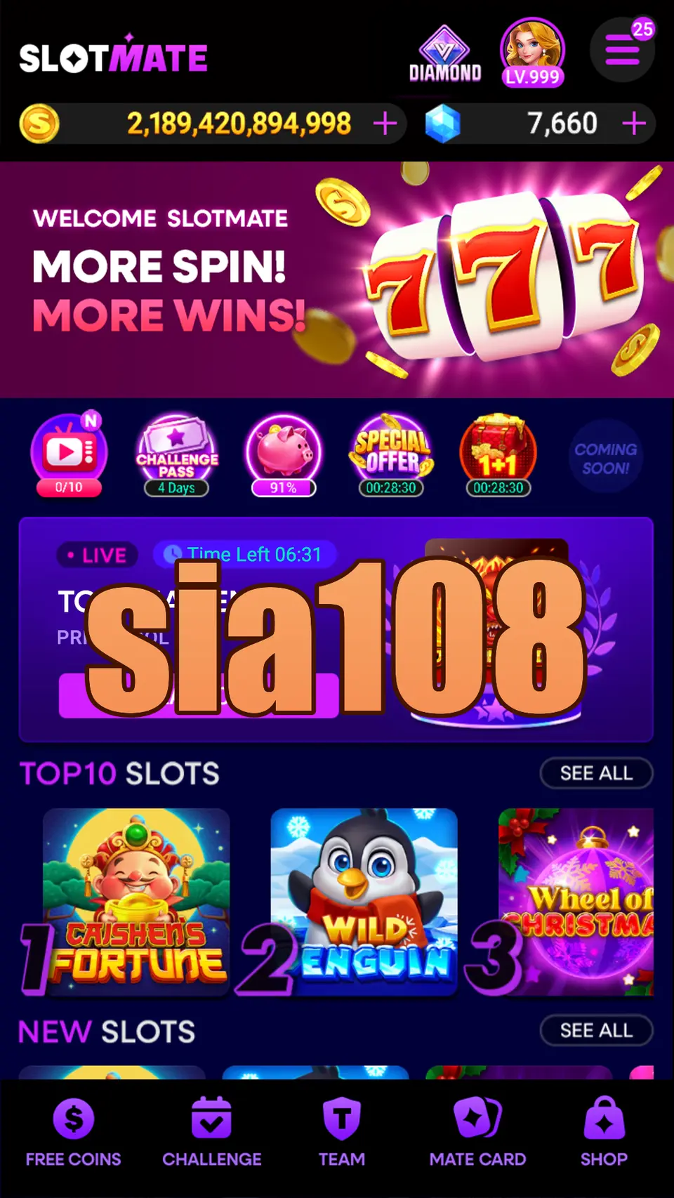sia108 Tangkapan Layar Resmi APK